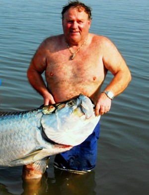 Angler John with his Tarpon